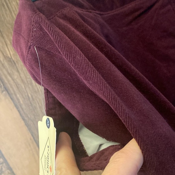 St.Johns bay soft purple button down skirt - Picture 16 of 16